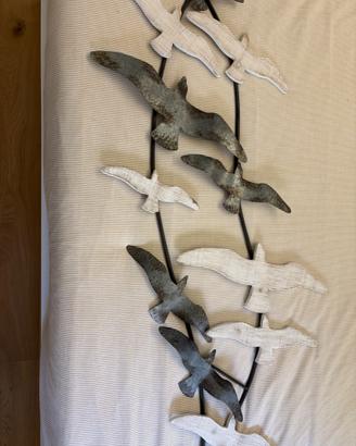 Decorazione in ferro/legno  da parete