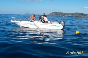 Barca + carrello + motore Yamaha 100 HP