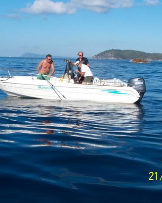 Barca + carrello + motore Yamaha 100 HP