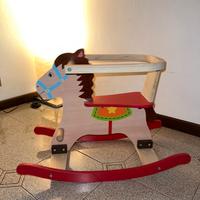 Cavallo dondolo legno