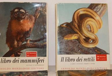 4 Libri Collana Mondadori Natura - e 1957 -1961