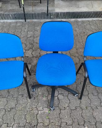 tre sedie da ufficio 