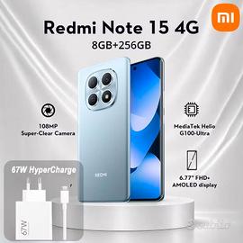 XIAOMI REDMI NOTE 15 4G Smartphone 8GB+256GB Blu G