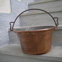 PAIOLO  ANTICO ARTIGIANALE IN RAME