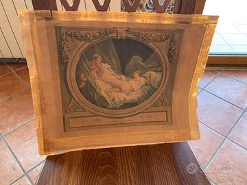 stampa antica di donna