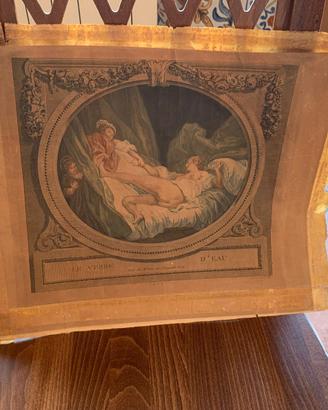 stampa antica di donna
