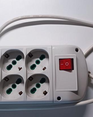 Multiprese elettriche (ciabatte) con interruttore