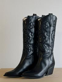 Stivali texani in vera pelle made in Italy