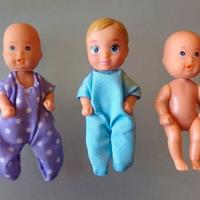 Simba lotto Bambole Bambini Baby vintage 7/8 cm