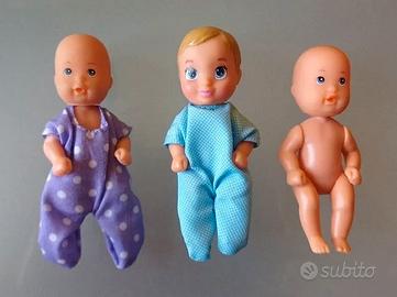Simba lotto Bambole Bambini Baby vintage 7/8 cm