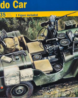 JEEP COMANDO CAR  scala 1:35 ITALERI 