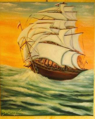 Quadro moderno olio su tela 50x60cm Anno 2025