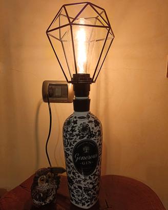 lampada bottiglia gin generous