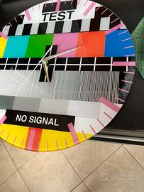Orologio da parete test no signal vintage