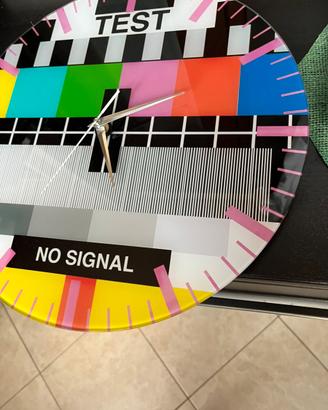 Orologio da parete test no signal vintage
