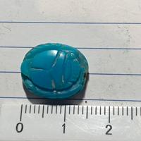 pietra antica scarabeo in turchese 