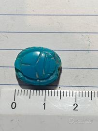 pietra antica scarabeo in turchese 
