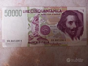 50000 lire Bernini