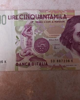 50000 lire Bernini