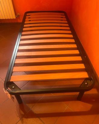 Rete a doghe 90x195 e materasso