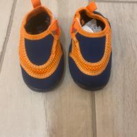 Scarpine bambino n. 20/21 (blu/arancione)
