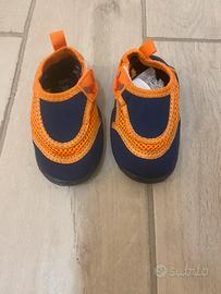Scarpine bambino n. 20/21 (blu/arancione)