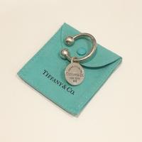 Portachiavi Tiffany argento 925 round tag