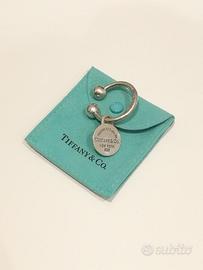 Portachiavi Tiffany argento 925 round tag