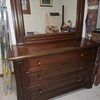 Cassettone como’ con comodini arte povera veneta