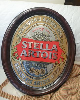 Specchio Vintage STELLA ARTOIS Ovale - Originale
