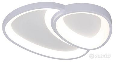 Plafoniera led luce calda e fredda