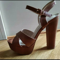 Scarpe Sandalo Moda Alice n. 36 marrone
