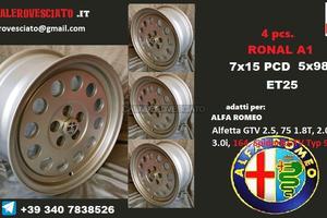 Alfa Romeo 75 ronal a1 7x 15 5x98 et25