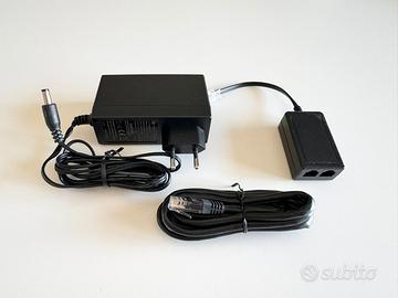 Set cavi alimentazione e rete per modem internet