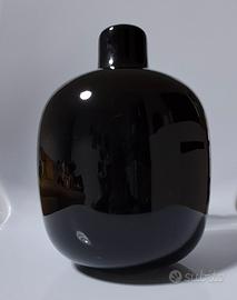 Vaso nero lucido firmato Damiani e Rossi nuovo