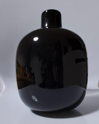 Vaso nero lucido firmato Damiani e Rossi nuovo