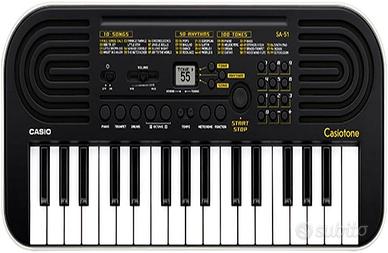 Casio SA-51 Mini Tastiera con 32 Mini Tasti Nero