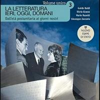 La Letteratura ieri  oggi domani vol.3 - Paravia