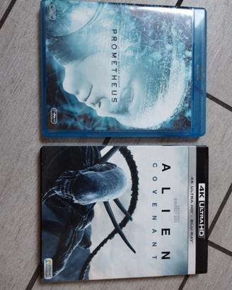 Alien Covenant 4K + Prometheus Blu-ray italiani