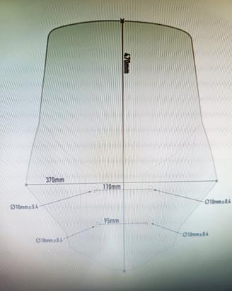cupolino plexiglas D5 126ST
