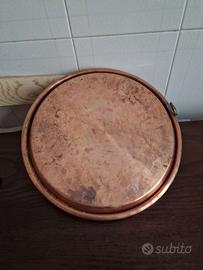 Teglia in rame stagnato per farinata