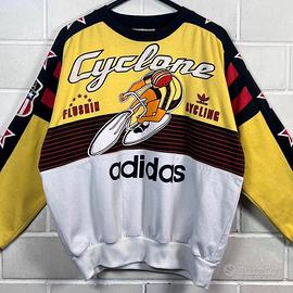 Felpa Adidas Originals Cycling Anni 80/90 Usa