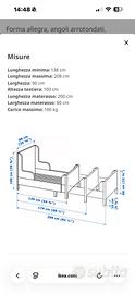 Letto allungabile ikea