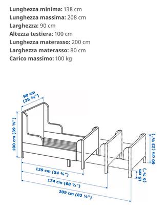 Letto allungabile ikea