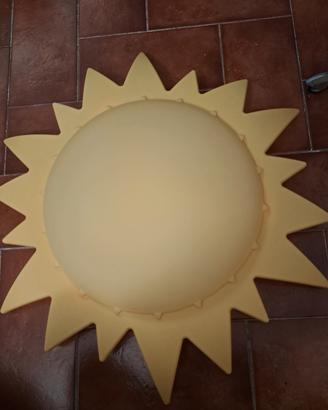 Lampadario a forma di sole