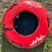 Snow Tubing gommone neve