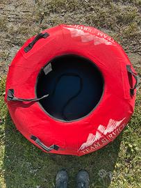 Snow Tubing gommone neve