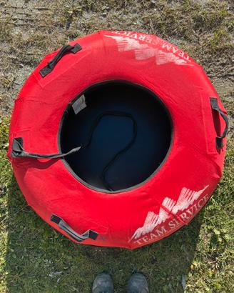 Snow Tubing gommone neve