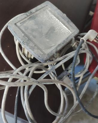 faro alogeno da cantiere 