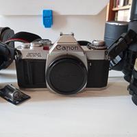 Canon AV-1 + obiettivi originali Canon